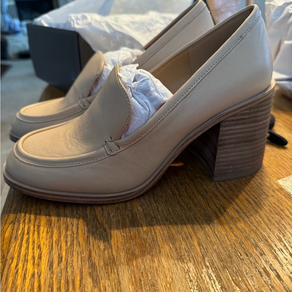 Crown Vintage Shoes - Crown Vintage Women's Cream Heels